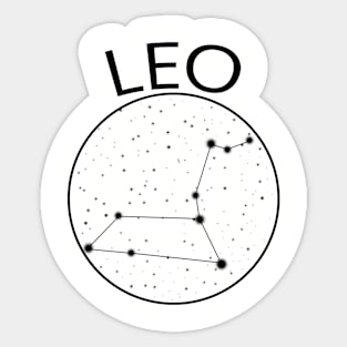 Zodiac signs Leo | Astrology Sticker